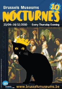 Affiches des Nocturnes des Musées Bruxellois