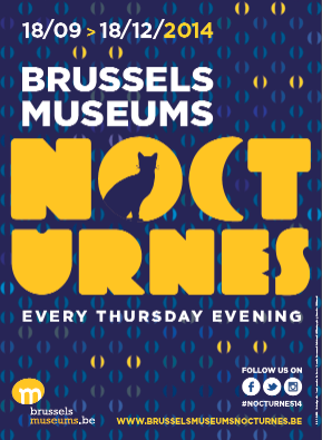 Affiche des Nocturnes des Mus�es Bruxellois